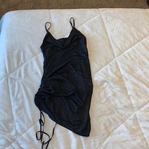 Black Leopard print dress